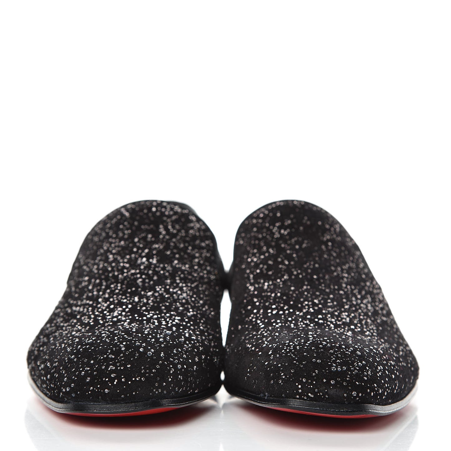 Veau Velours Mens Dandelion Crosta Flat Loafers 40 Black