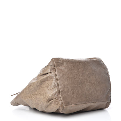 Balenciaga Agneau Classic Hardware S Sunday Tote Gris Poivre 4 of 21