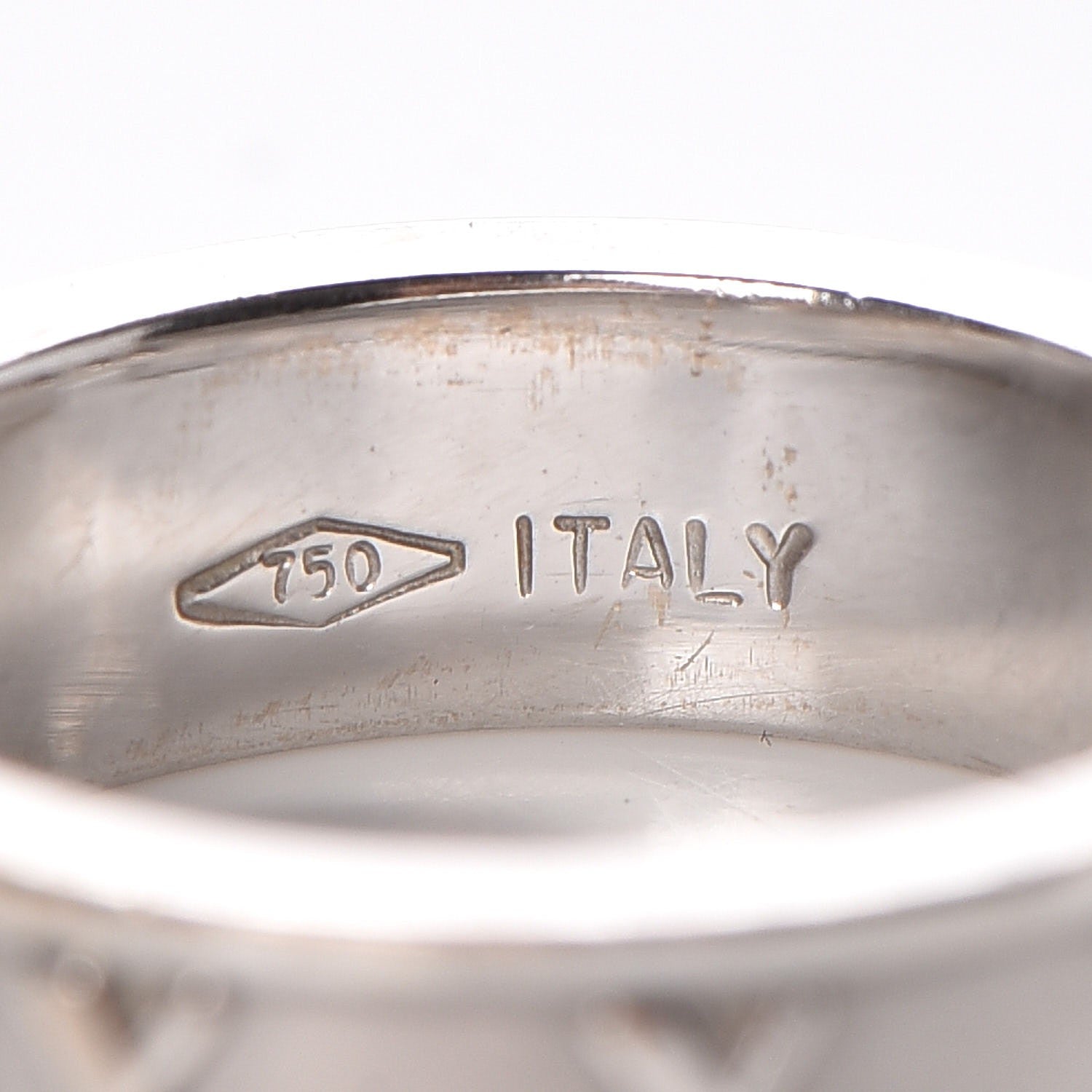 Tiffany 18K White Gold Diamond Atlas Ring 49.5 5 5 of 5