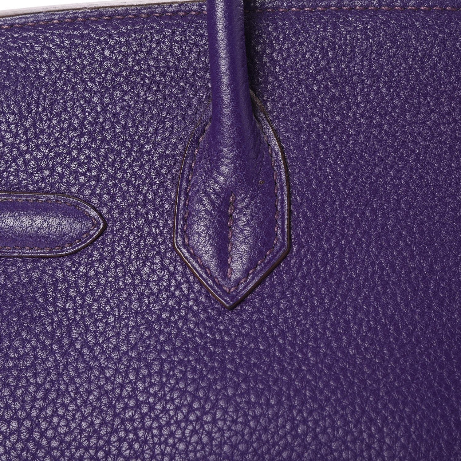 Hermes Taurillon Clemence Birkin 30 Iris 27 of 33