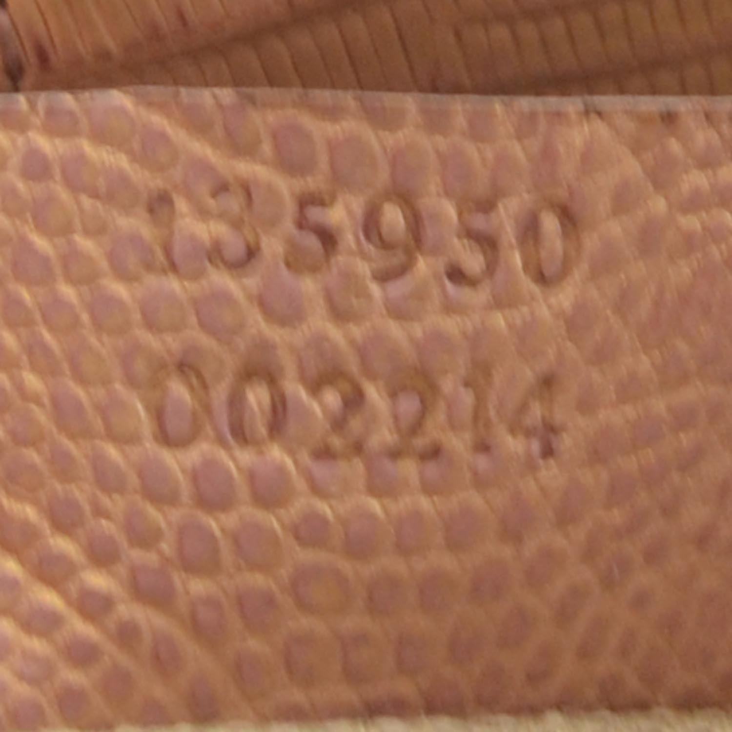 Gucci Monogram Calfskin Lizard Embossed Bamboo Chain Shoulder Bag 6 of 9
