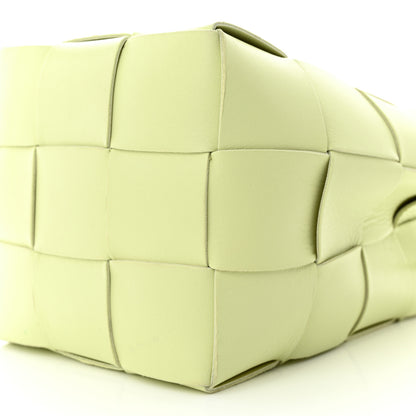 Bottega Veneta Nappa Maxi Intreccio Small Cassette Bucket Bag Lemon Washed 9 of 10