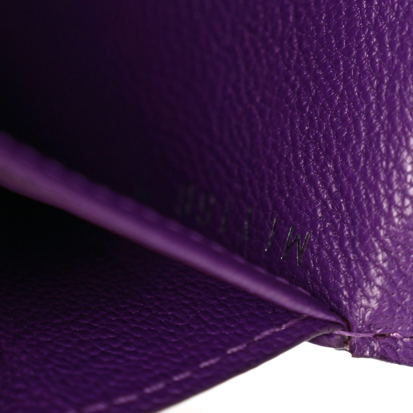 Crocodile Twist Wallet Purple