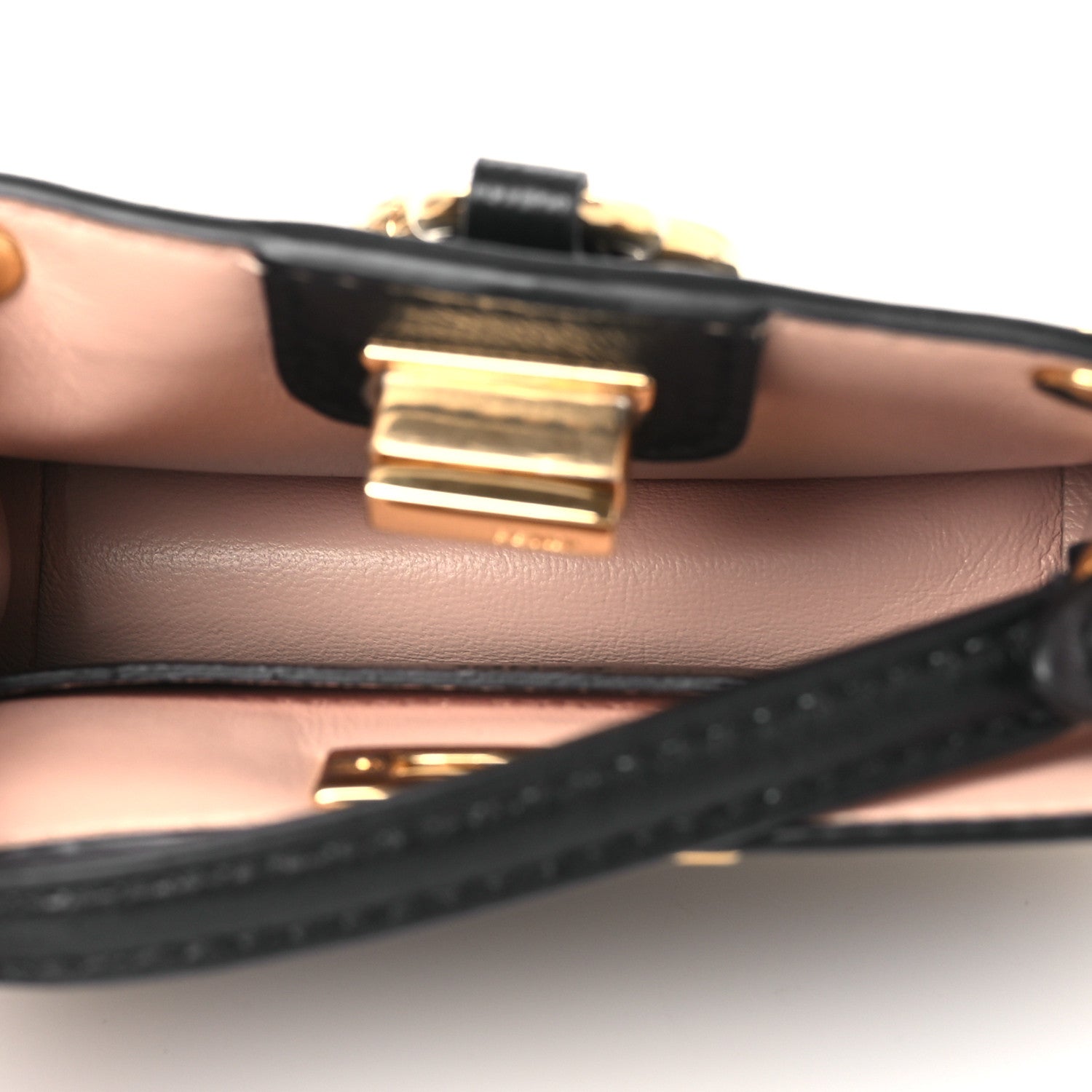 Fendi Nappa Sigma Pico Peekaboo Charm Black 9 of 25