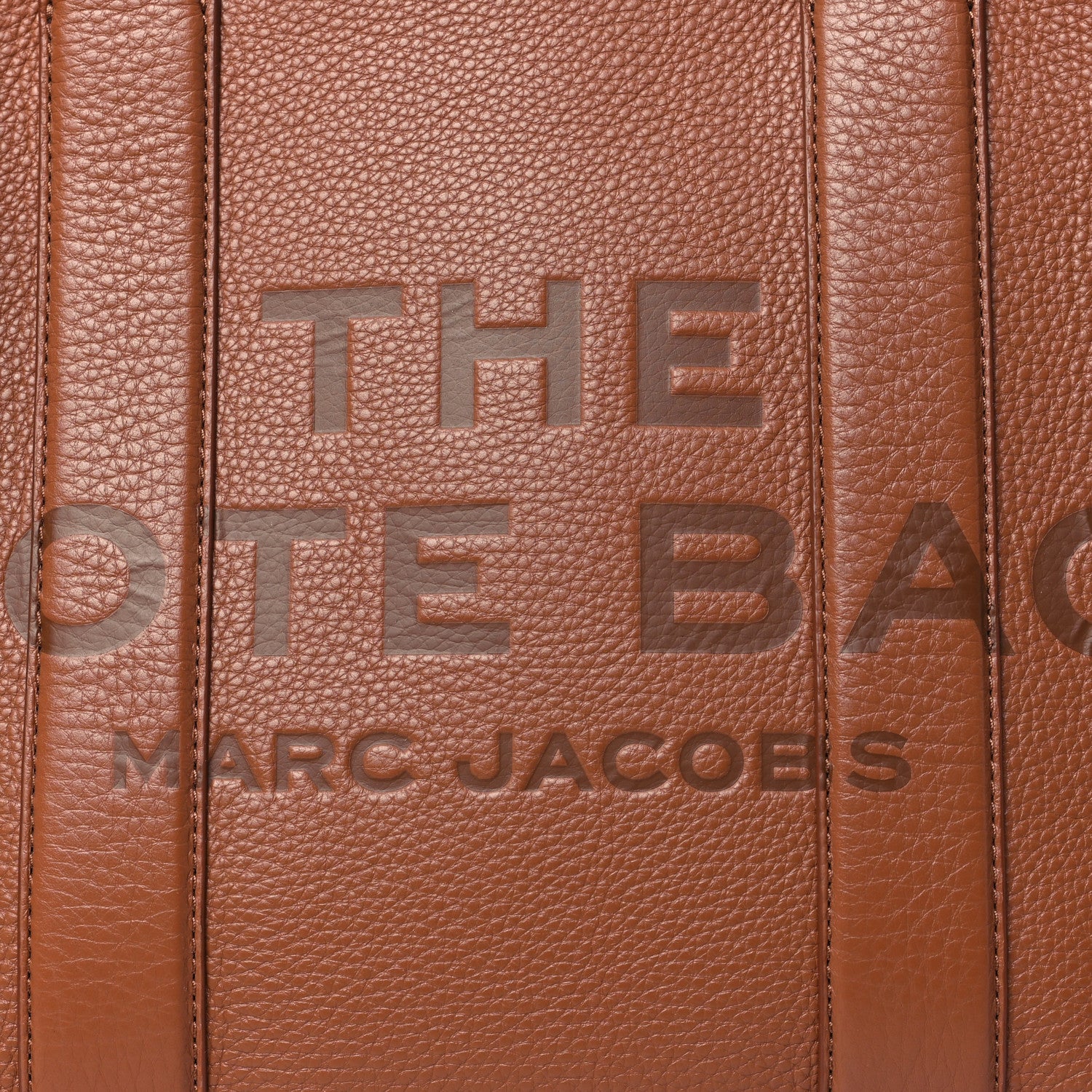 Marc Jacobs Grained Calfskin Medium The Tote Bag Argan Oil 7 of 10
