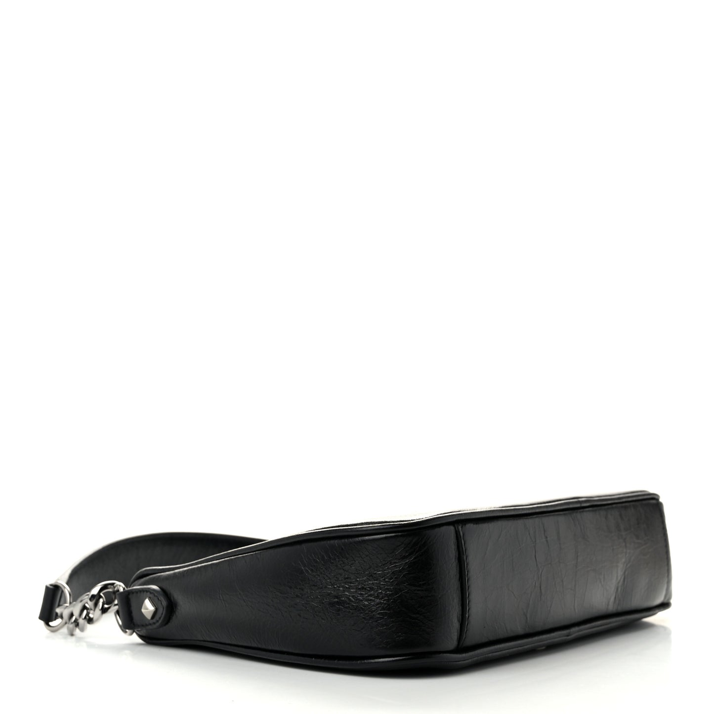 Lambskin JC Soft Hobo Bag Black