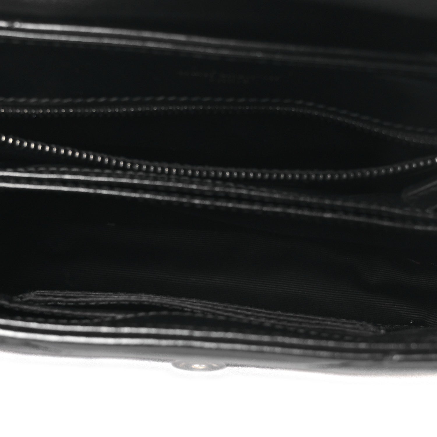 Saint Laurent Calfskin Y Quilted Monogram Monochrome Toy Loulou Crossbody Bag Black 4 of 12