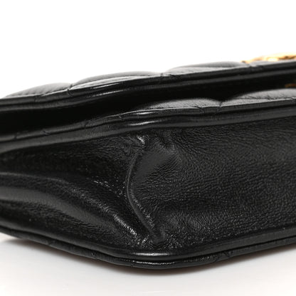 Chanel Lambskin Quilted Dynasty Flap Phone Holder With Chain Black 8 of 9