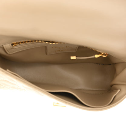 Christian Dior Calfskin Cannage Small Caro Bag Beige 5 of 9