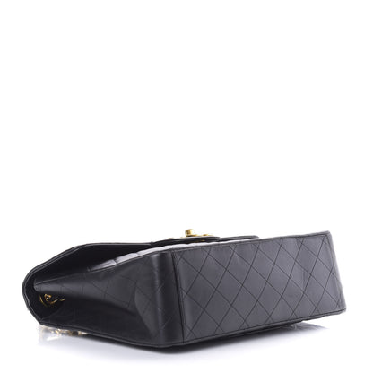 Chanel Lambskin Quilted XL Jumbo Single Flap Black 4 of 12
