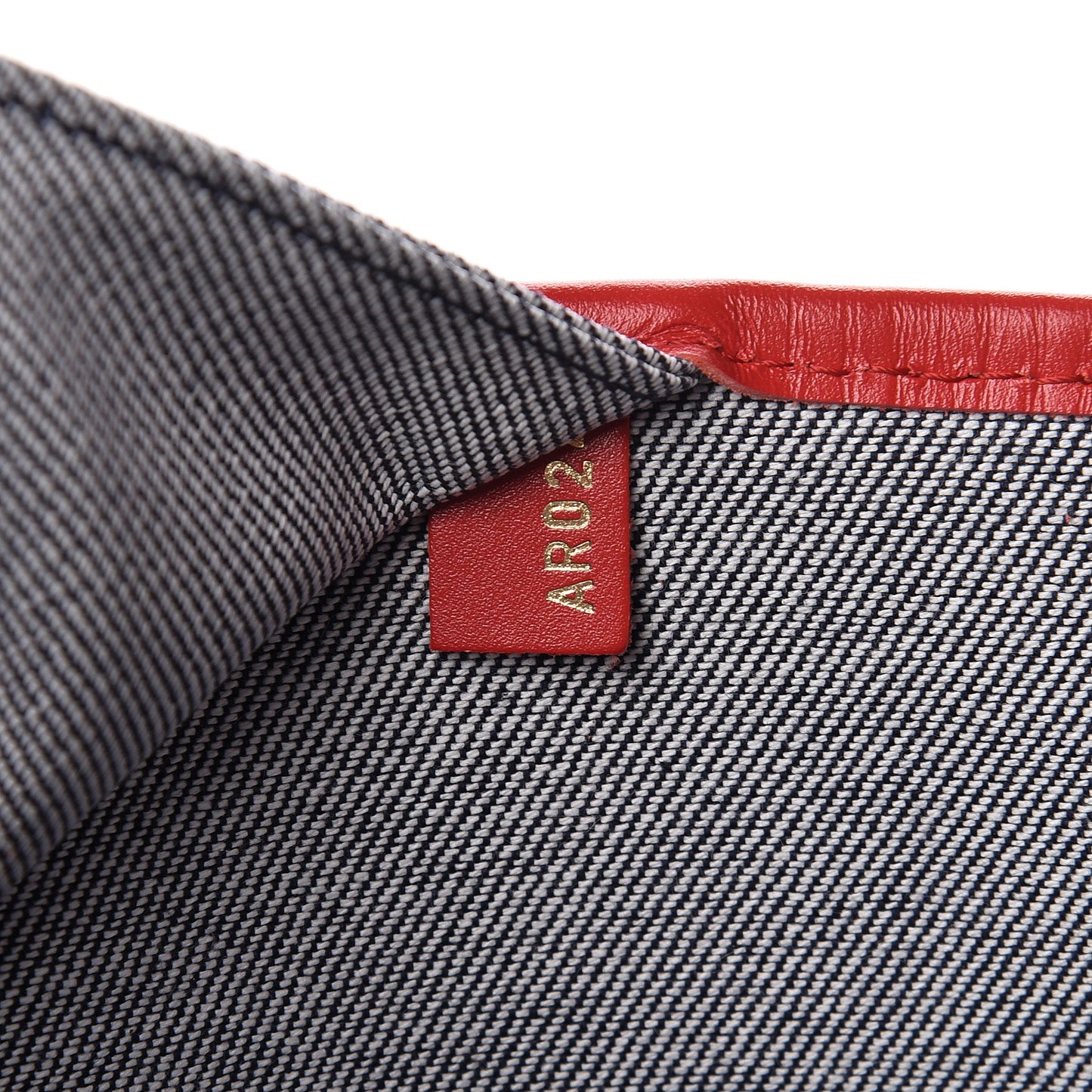 Denim Damier Monogram Patchwork Neverfull Blue Rouge