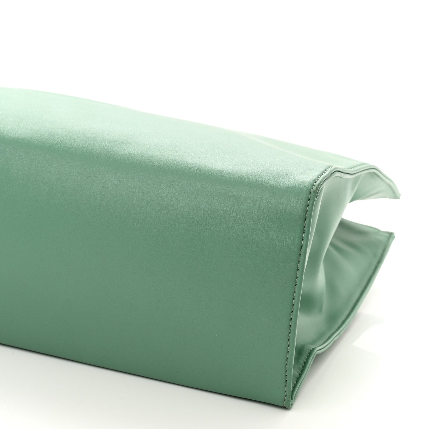 Vegan Leather Medium Shopping Bag Sage