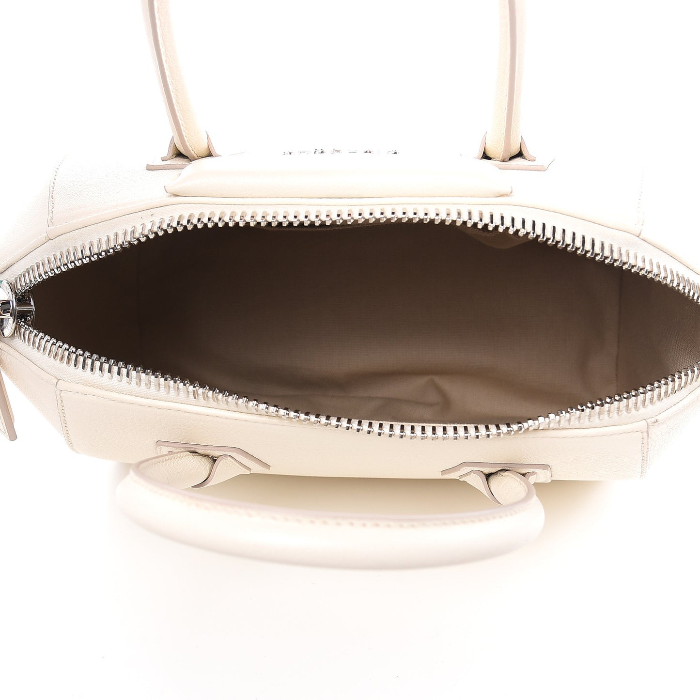 Sugar Goatskin Small Antigona Off White