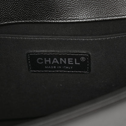 Chanel Caviar Quilted Medium Boy Flap Black 5 of 10