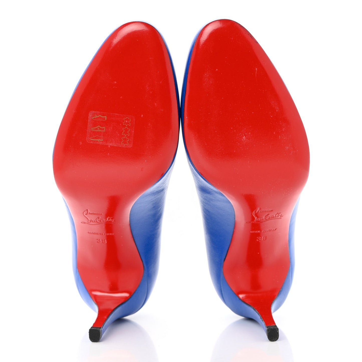 Shiny Nappa Simple 85 Pumps 38 Blue