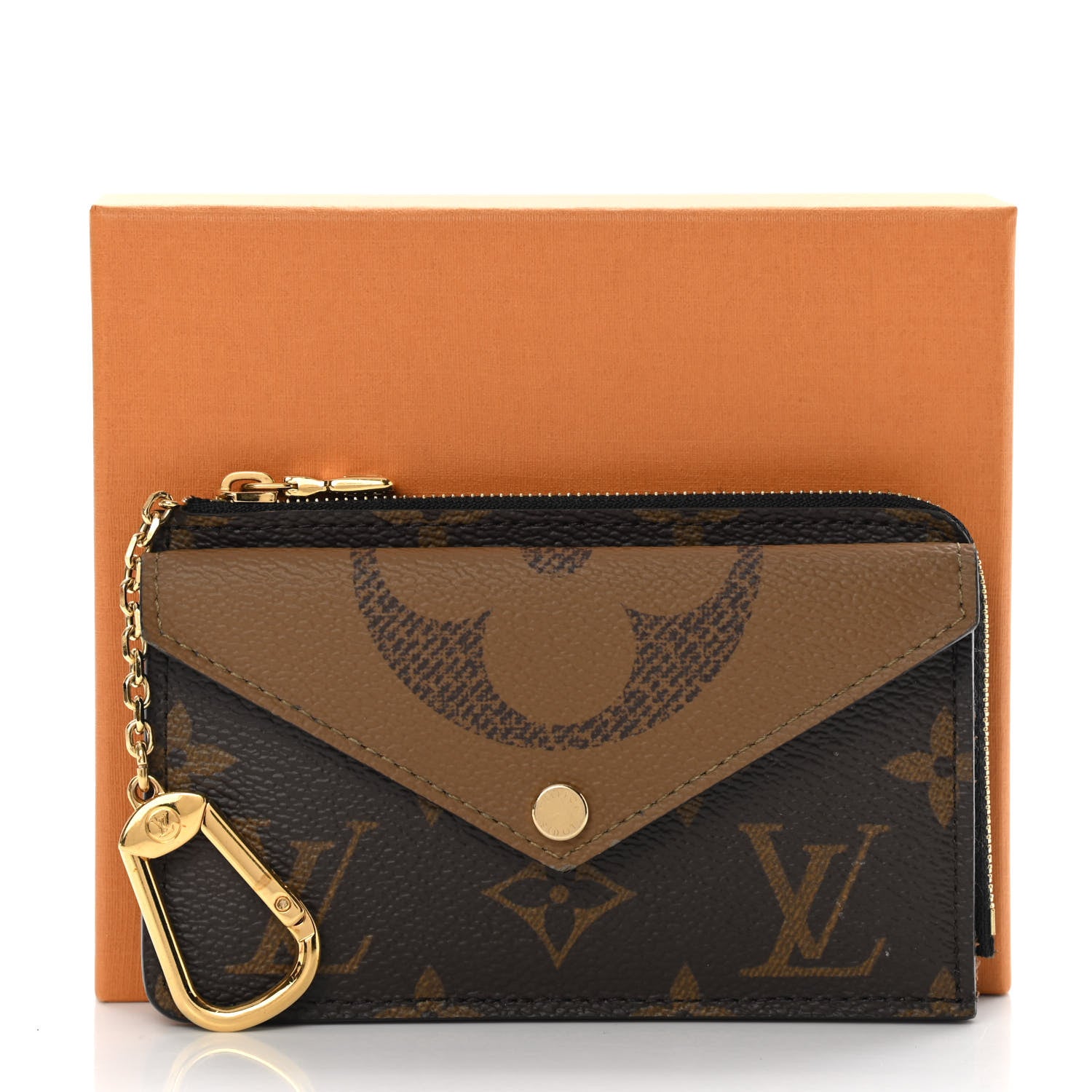 Louis Vuitton Reverse Monogram Recto Verso Card Holder Brown 8 of 8