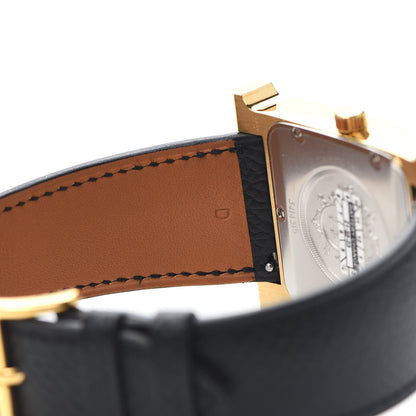 Hermes Stainless Steel Epsom 30.5mm Heure H Hour Quartz Watch Noir 5 of 6