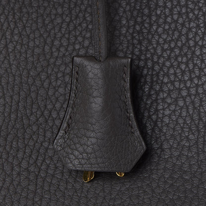 Hermes Taurillon Clemence Birkin 35 Etain 34 of 41