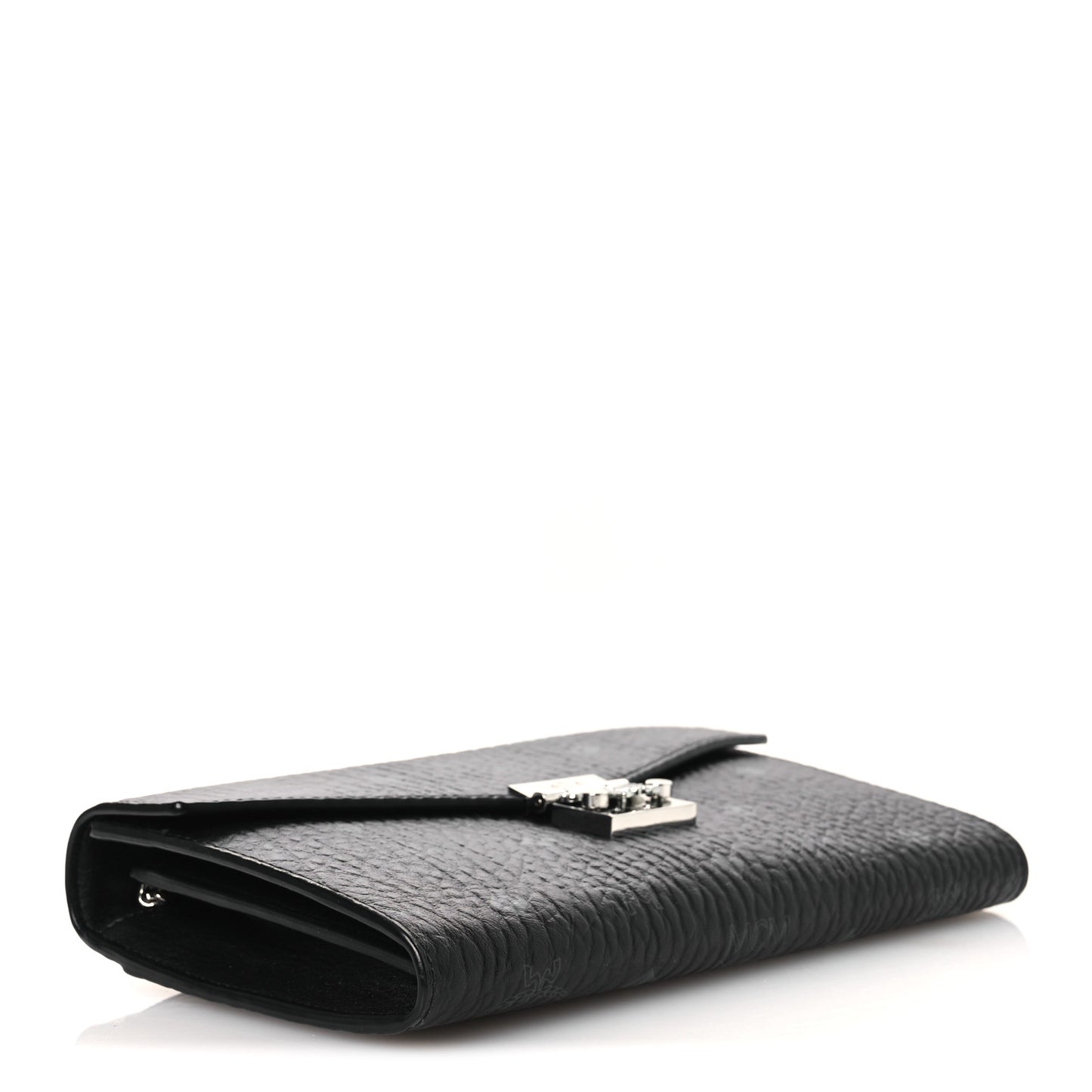 Visetos Medium Patricia Wallet On Chain Black