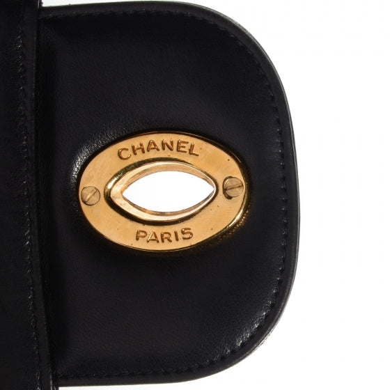 Chanel Lambskin Jumbo Flap Black 8 of 9