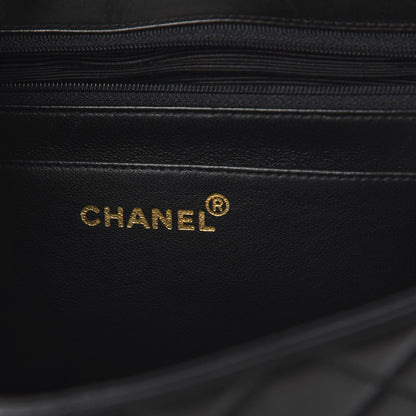 Chanel Lambskin Quilted Jumbo Single Flap Black 7 of 10