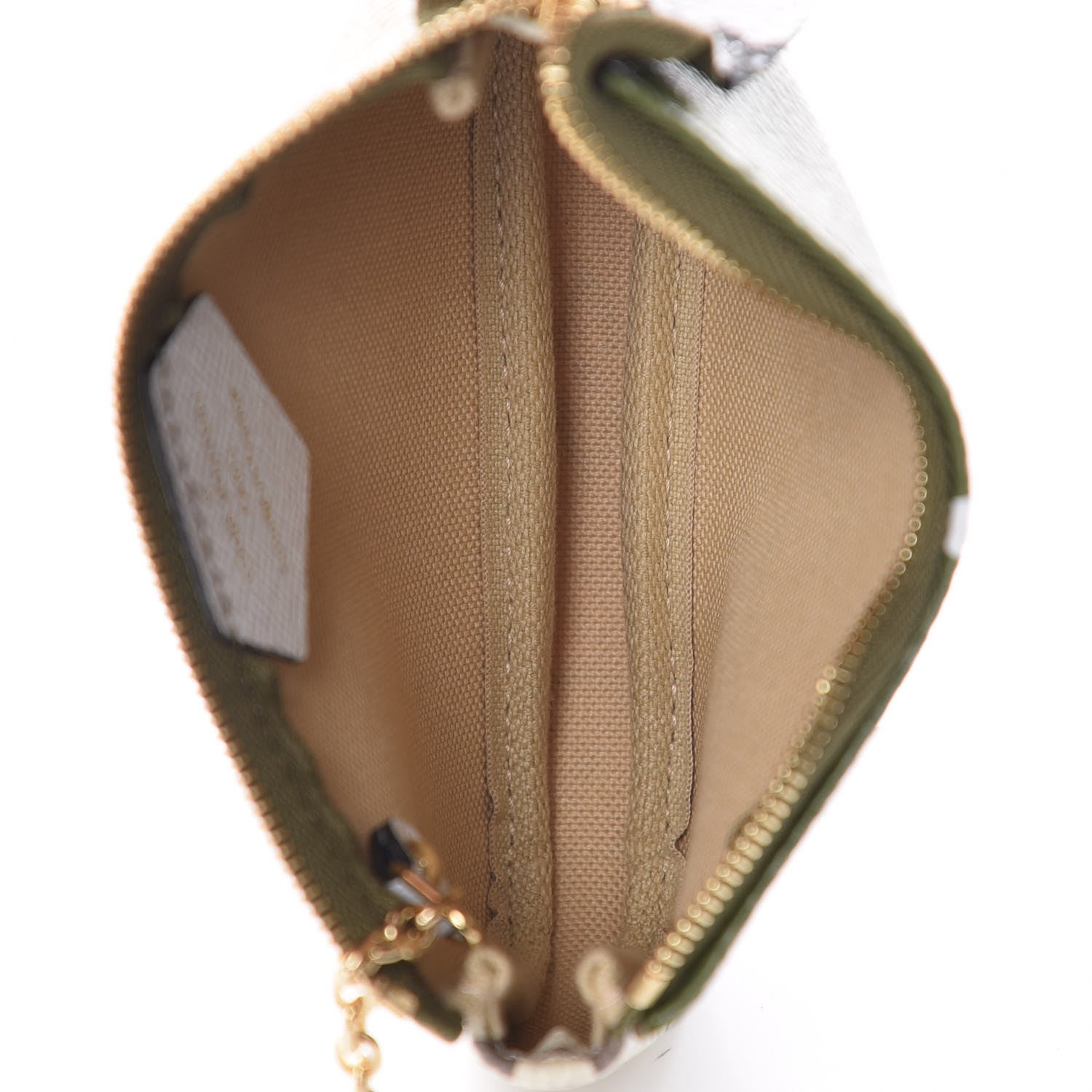 Louis Vuitton Monogram Giant Micro Pochette Accessories Kaki White 5 of 8