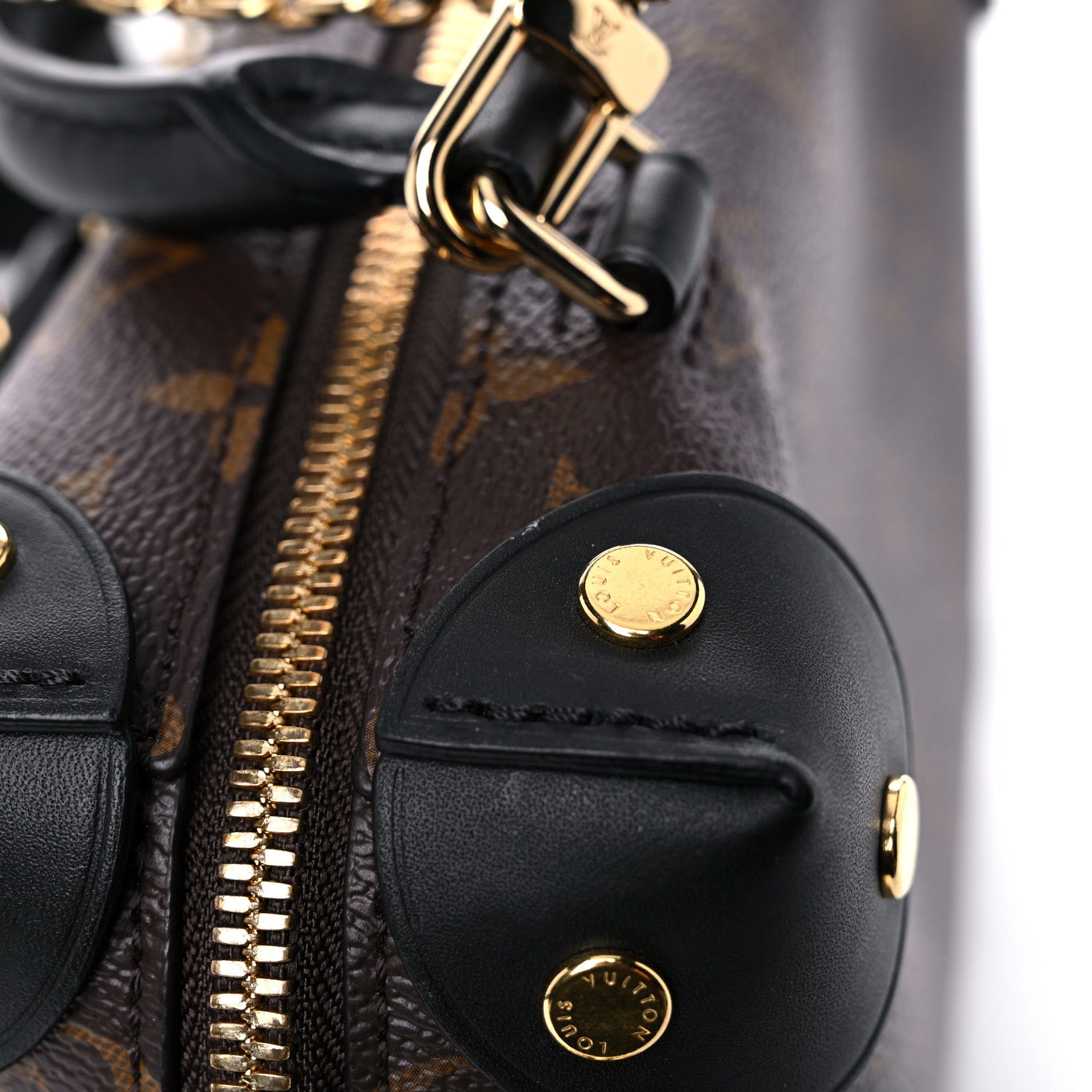 Louis Vuitton Monogram Petite Malle Souple Black 11 of 13