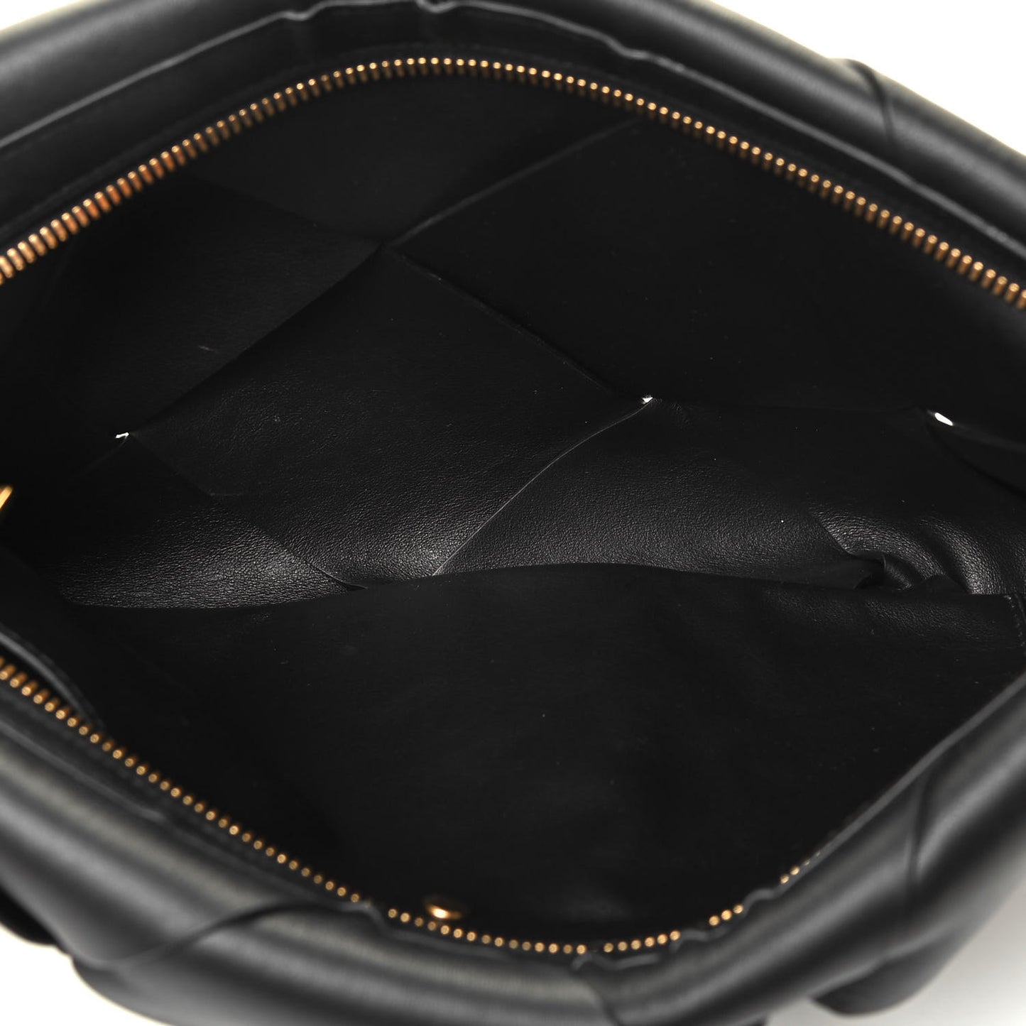 Woven Nappa Clutch Black