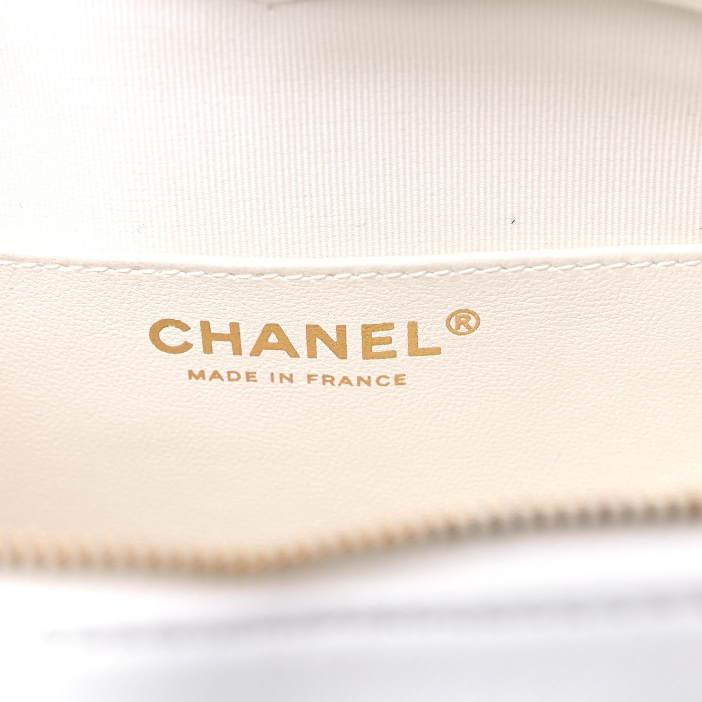 Lambskin Quilted CC In Love Heart Bag White
