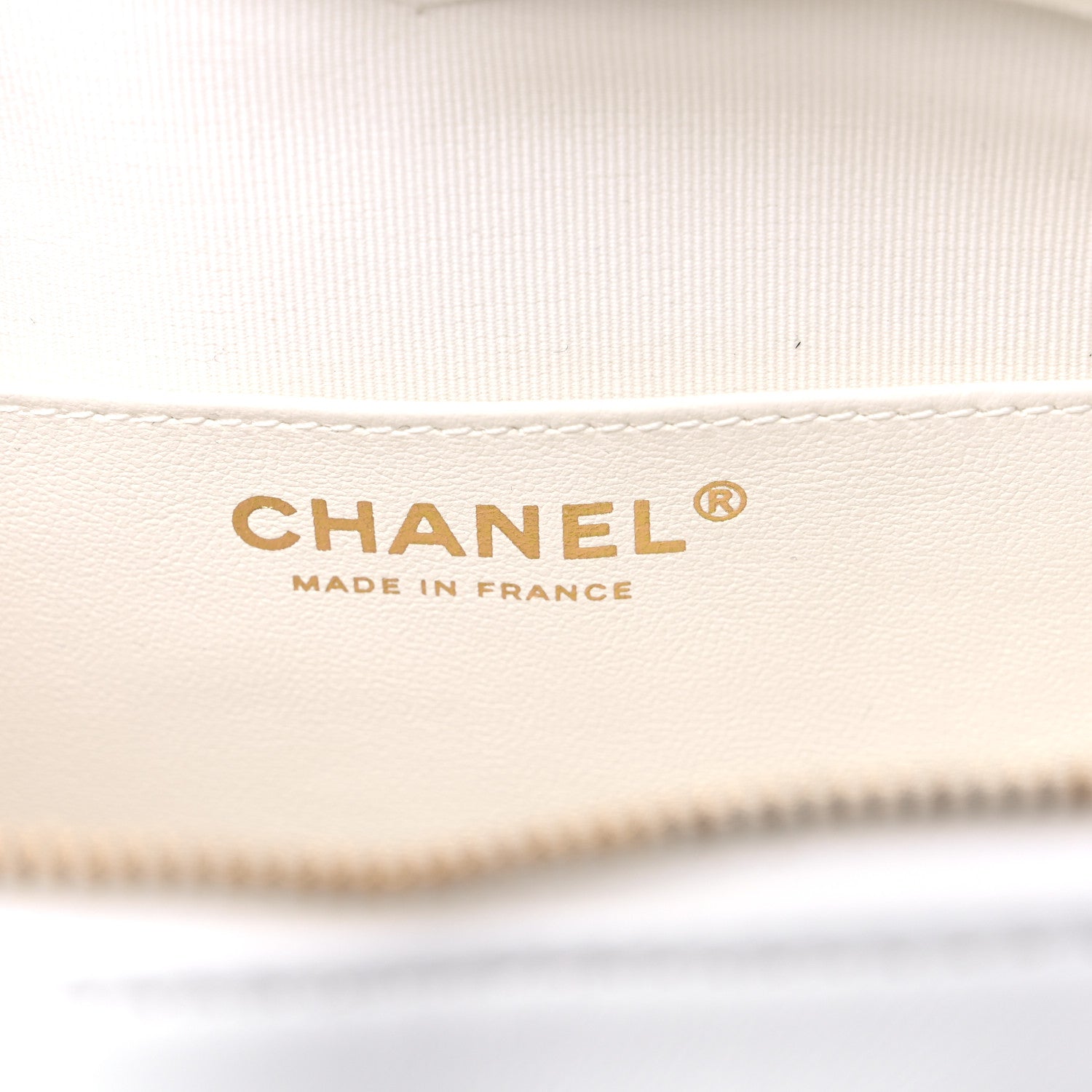 Chanel Lambskin Quilted CC In Love Heart Bag White 6 of 11