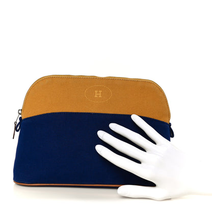 Hermes Toile Trousse De Voyage Cosmetic Case 2 of 8