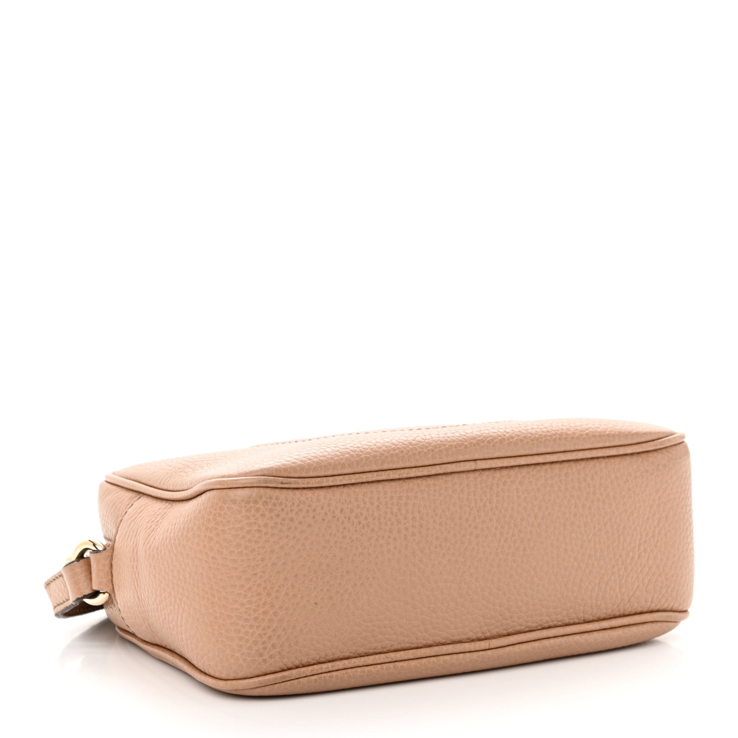 Pebbled Calfskin Small Soho Disco Bag Camelia