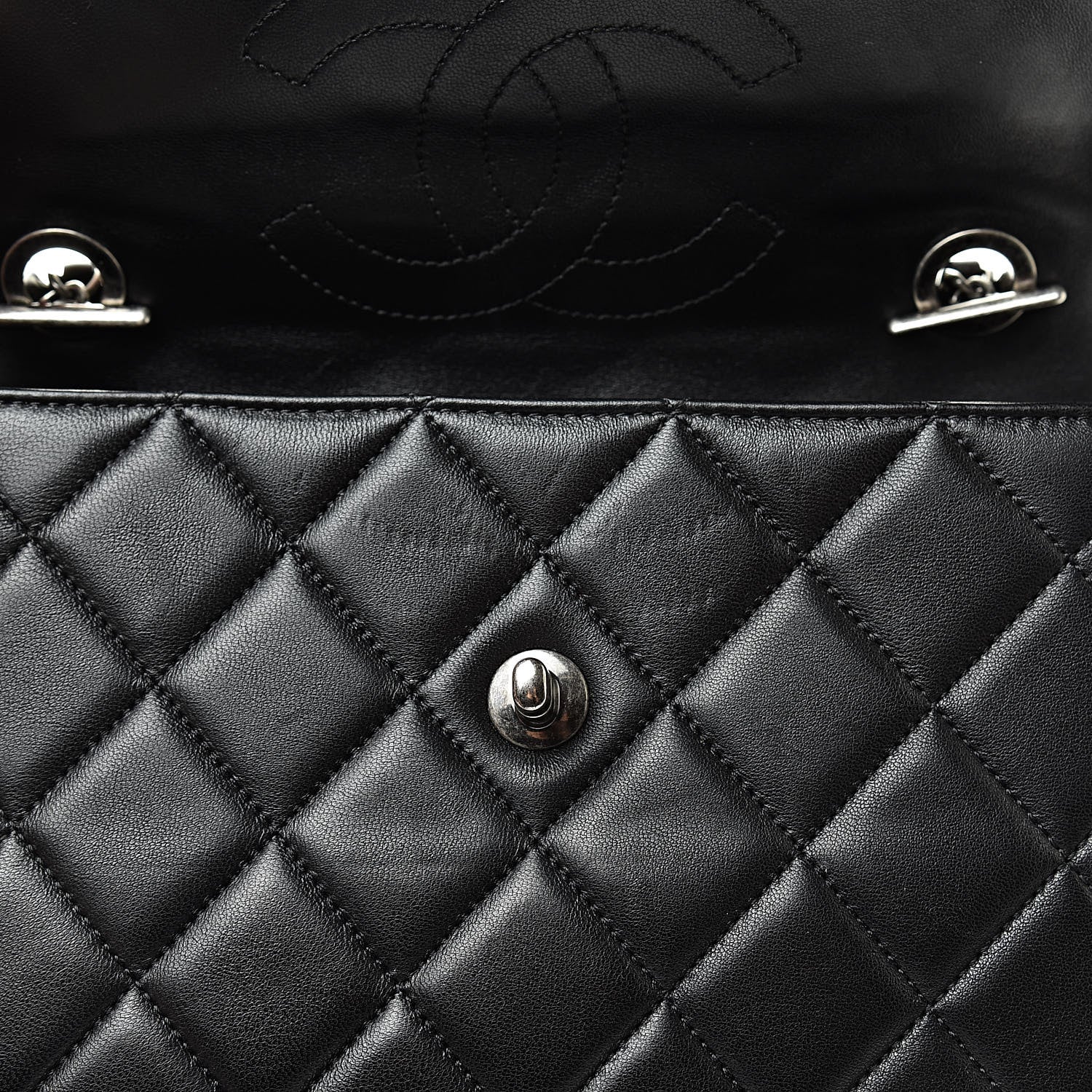 Chanel Lambskin Quilted Small Trendy CC Dual Handle Flap Bag Black 11 of 12