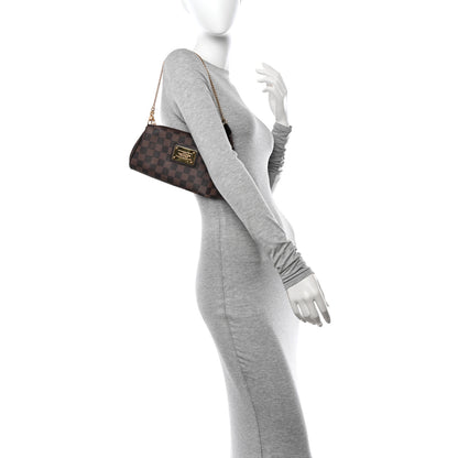 Louis Vuitton Damier Ebene Eva Clutch 2 of 14