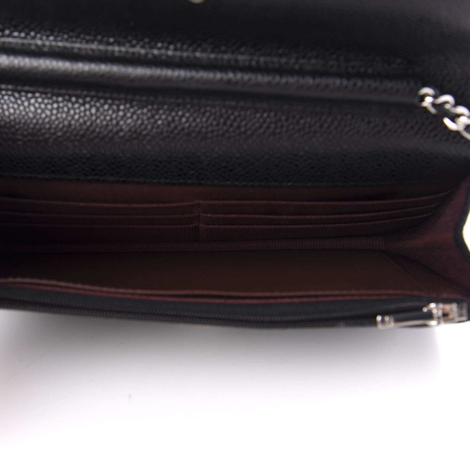Chanel Caviar Quilted Wallet On Chain WOC Black 5 of 12