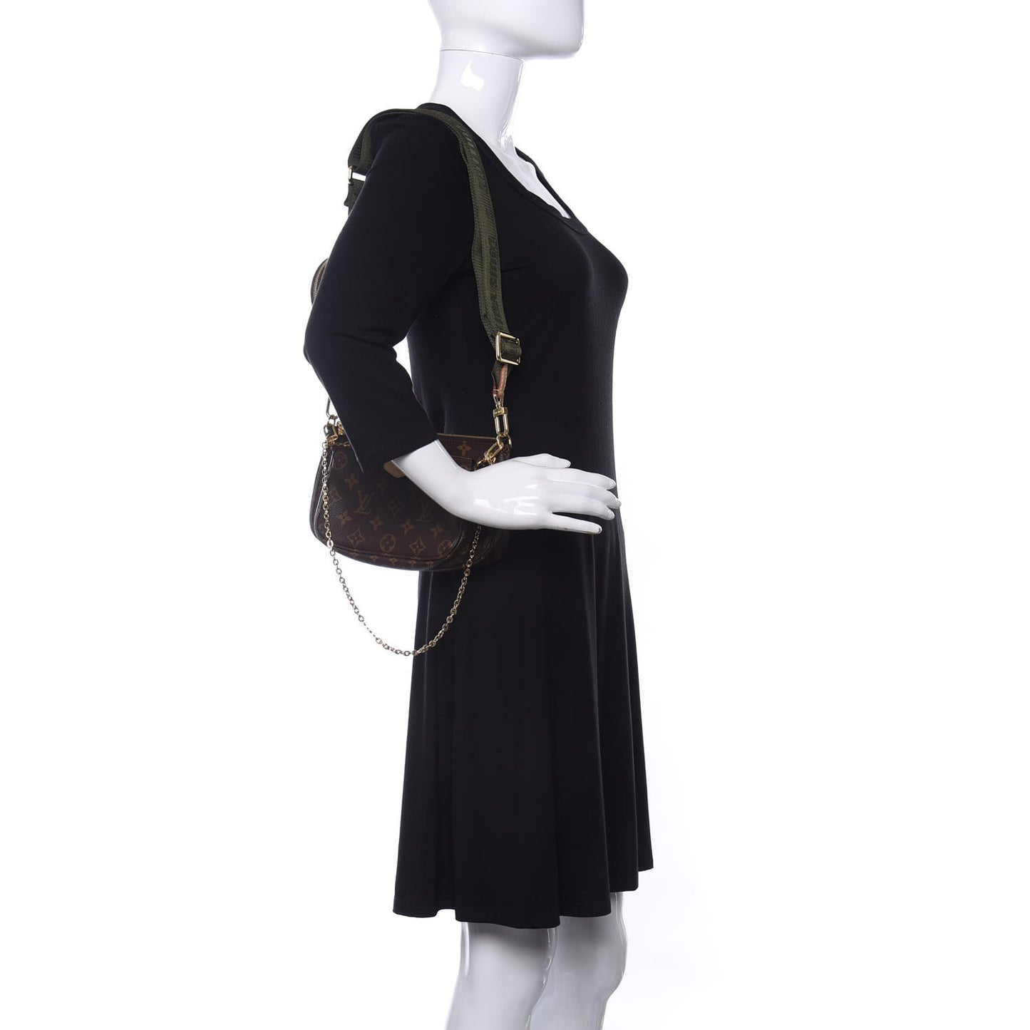 Monogram Multi Pochette Accessories Kaki