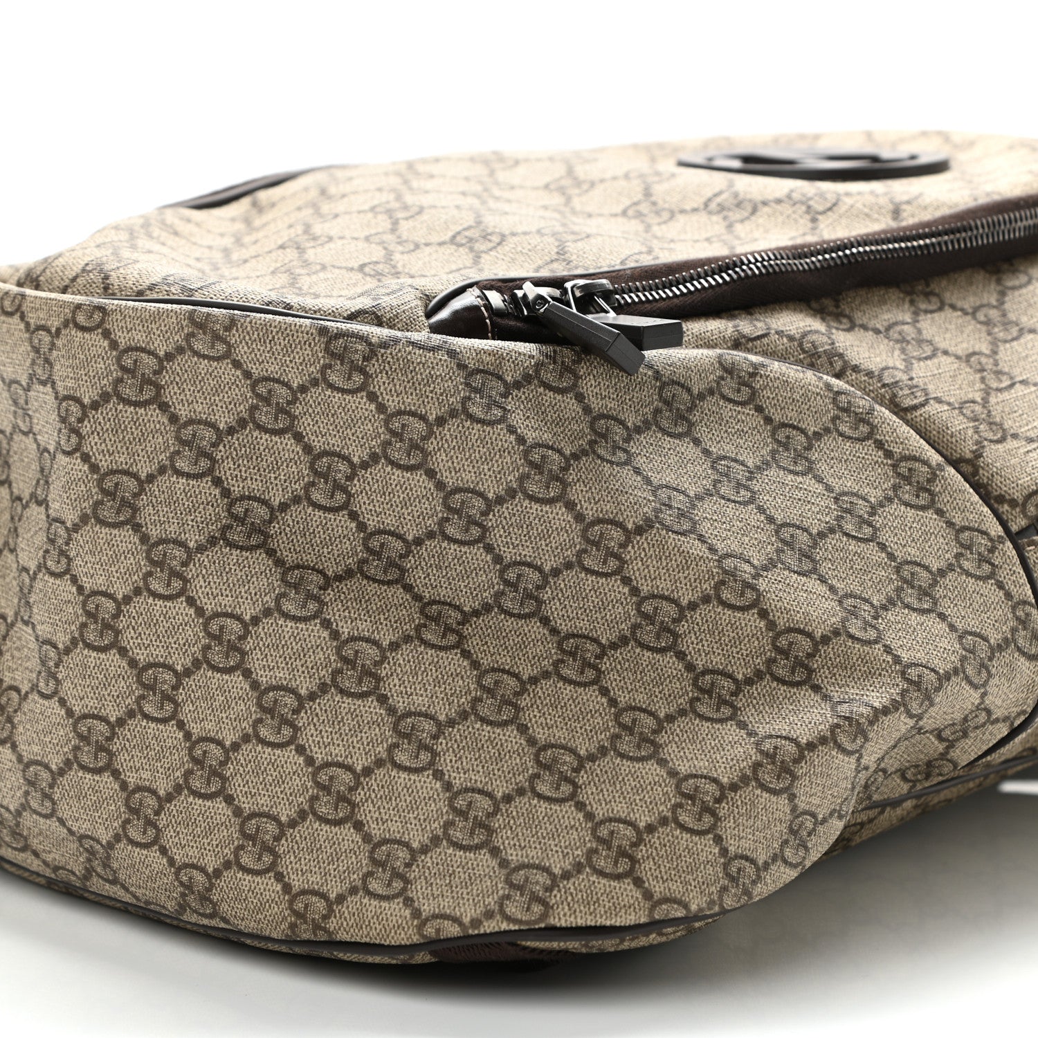 Gucci GG Plus Monogram Interlocking G Medium Backpack Dark Brown 11 of 11