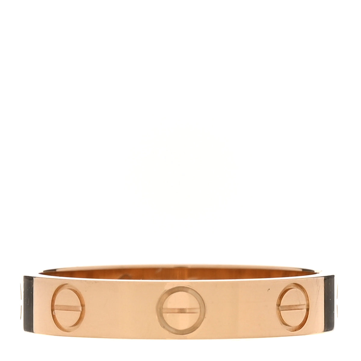 18K Yellow Gold 3.5mm LOVE Wedding Band Ring 54 7