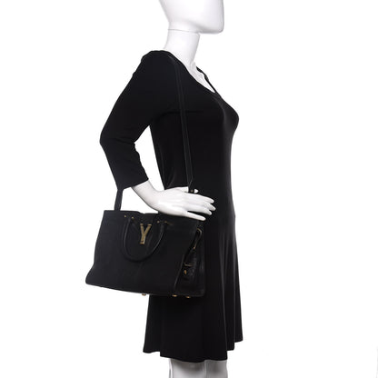 Saint Laurent Sheepskin Small Cabas ChYc Black 2 of 10