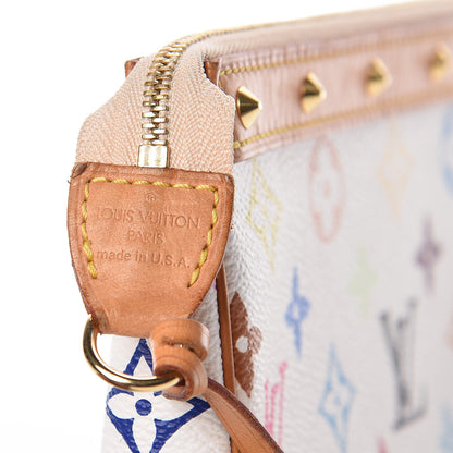 Louis Vuitton Monogram Multicolor Pochette Accessories White 7 of 12