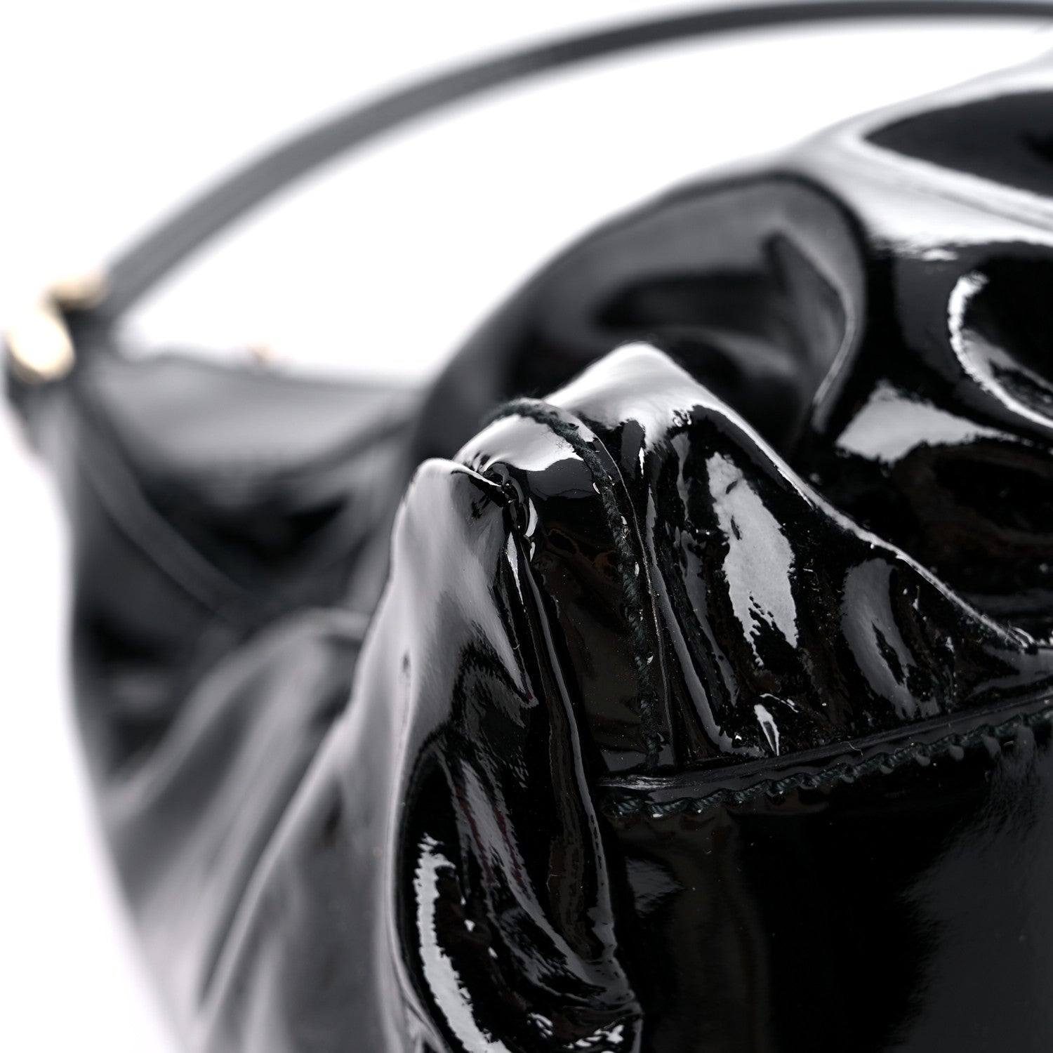Gucci Patent Large D Ring Hobo Black 9 of 12