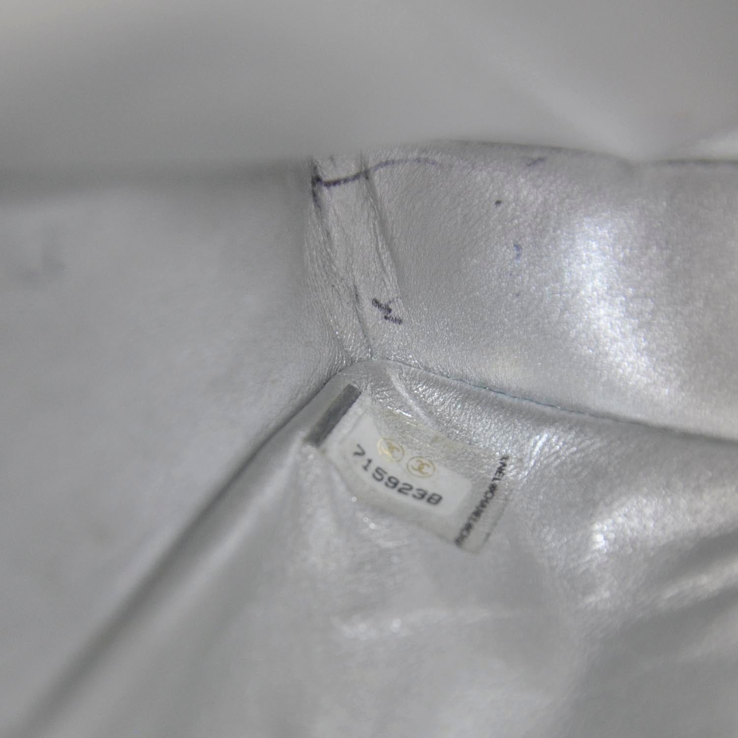 Chanel Lambskin East West Chocolate Bar Flap Silver 11 of 11
