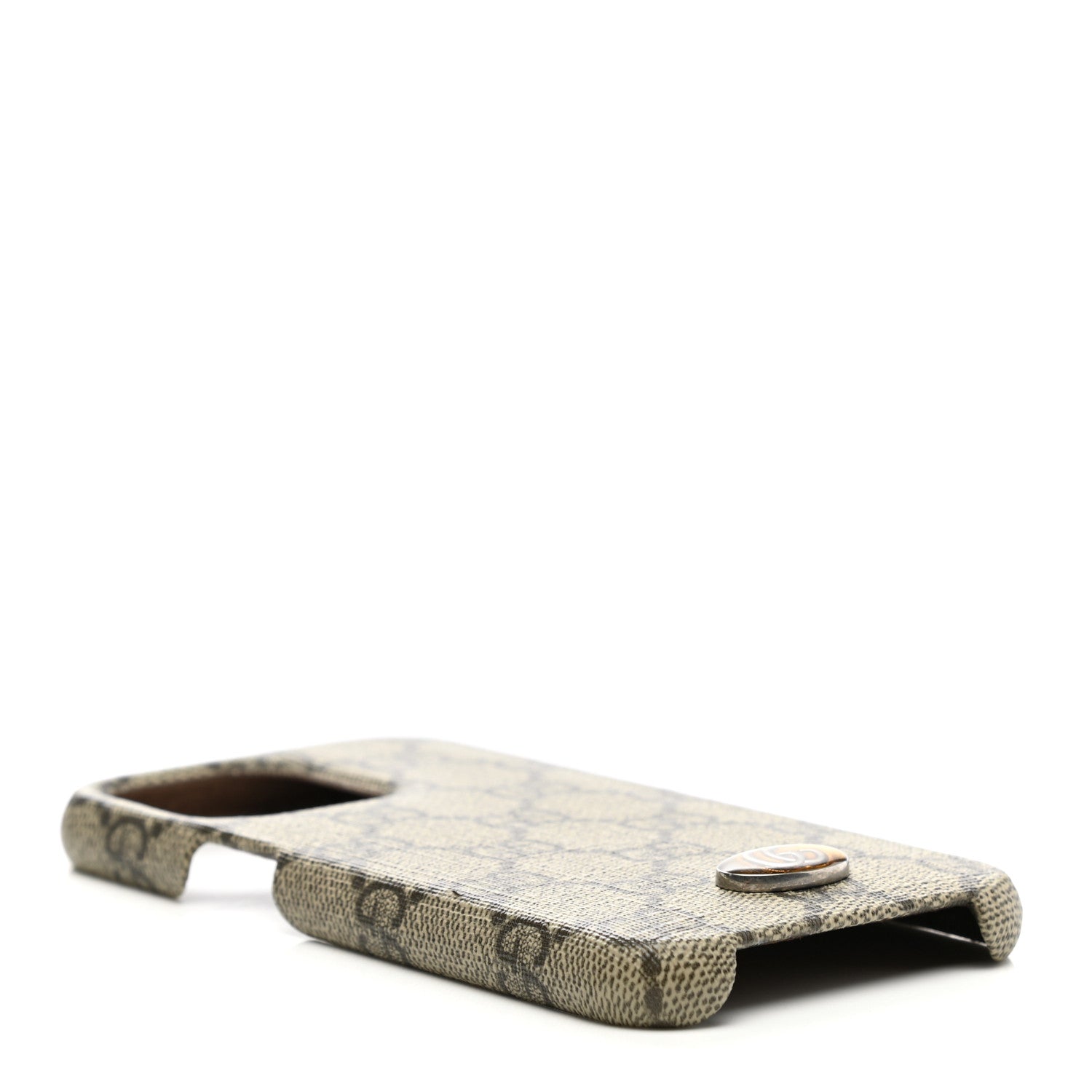 Gucci GG Supreme Monogram Ophidia iPhone 13 Pro Phone Case Brown 4 of 7