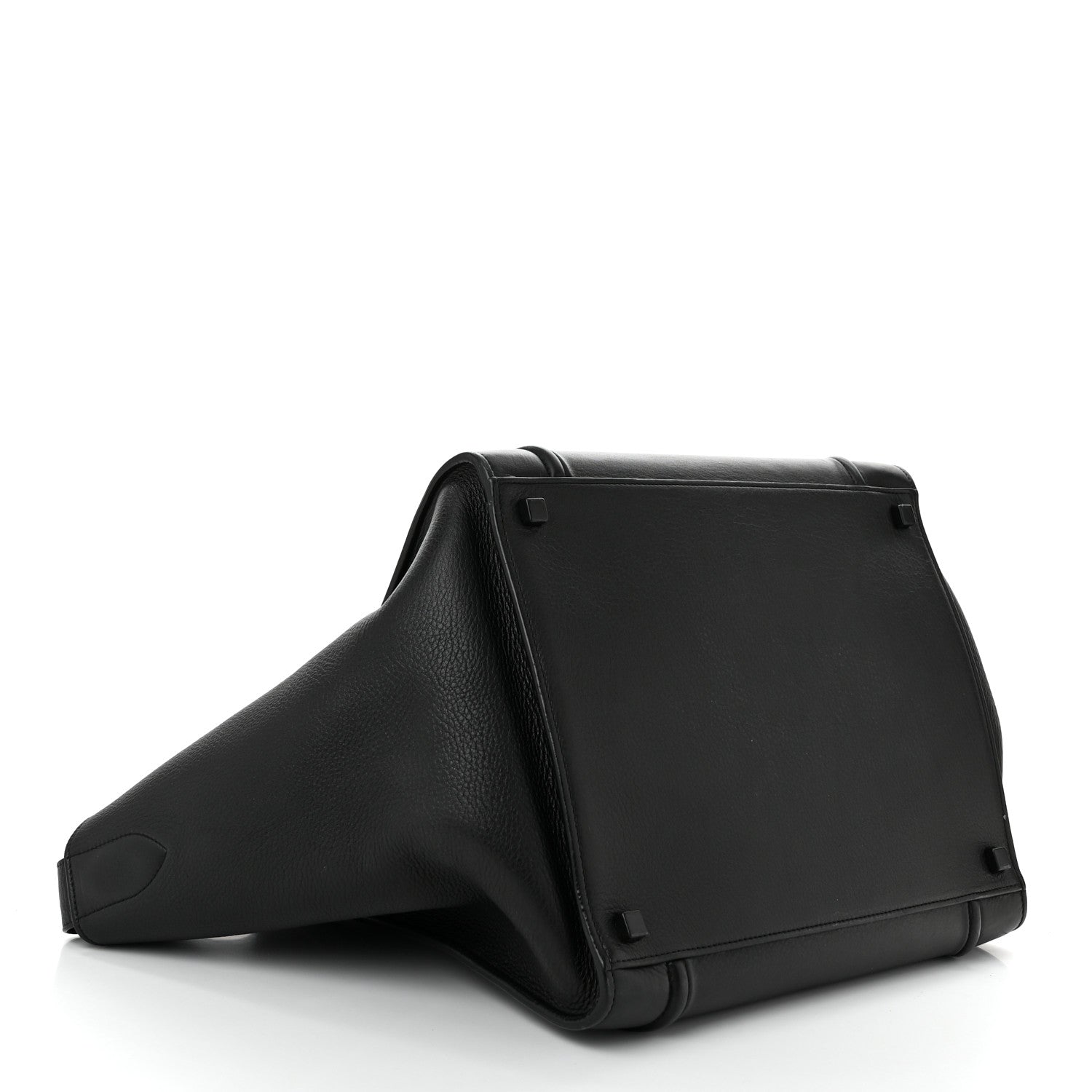 Celine Grained Calfskin Medium Phantom Luggage Black 4 of 12