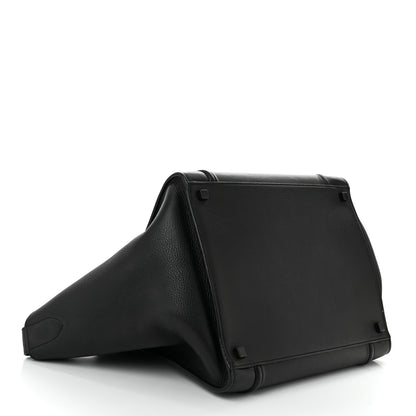 Celine Grained Calfskin Medium Phantom Luggage Black 4 of 12
