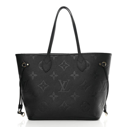 Louis Vuitton Empreinte Monogram Giant Neverfull MM Black 3 of 11