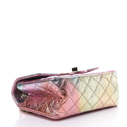 Chanel Metallic Goatskin Quilted Mini 2.55 Reissue Flap Multicolor 3 of 9