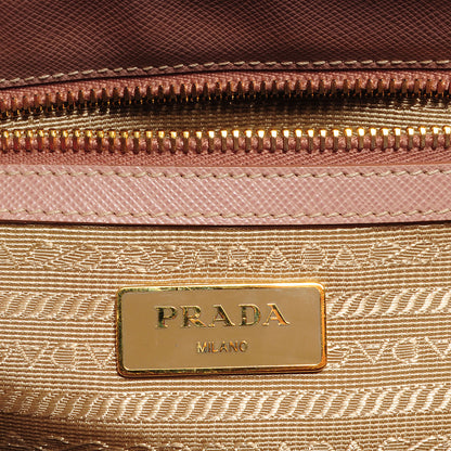 Prada Saffiano Lux Small Double Zip Tote Cammeo 7 of 12