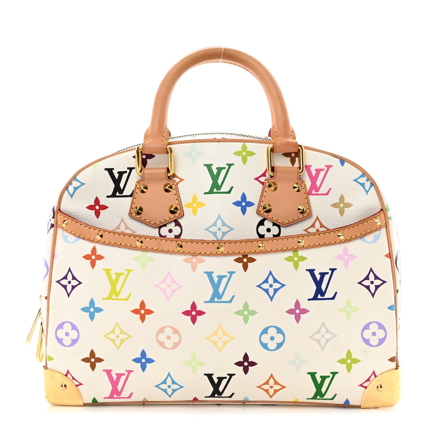 Louis Vuitton LOUIS VUITTON Monogram Multicolor Trouville White 1 of 9