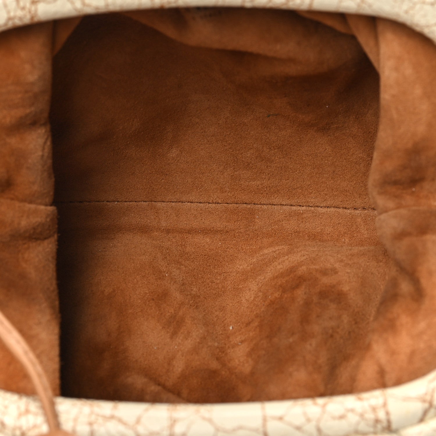 Bottega Veneta Crackled Calfskin The Mini Pouch Zabaione 5 of 8